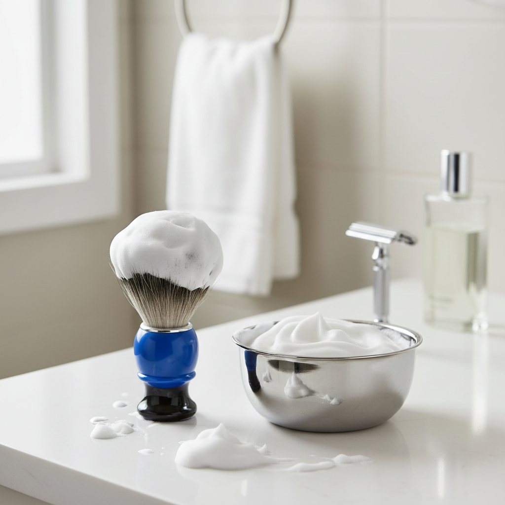 Rasierpinsel Handgefertigt Rein Dachs Erbe Solingen