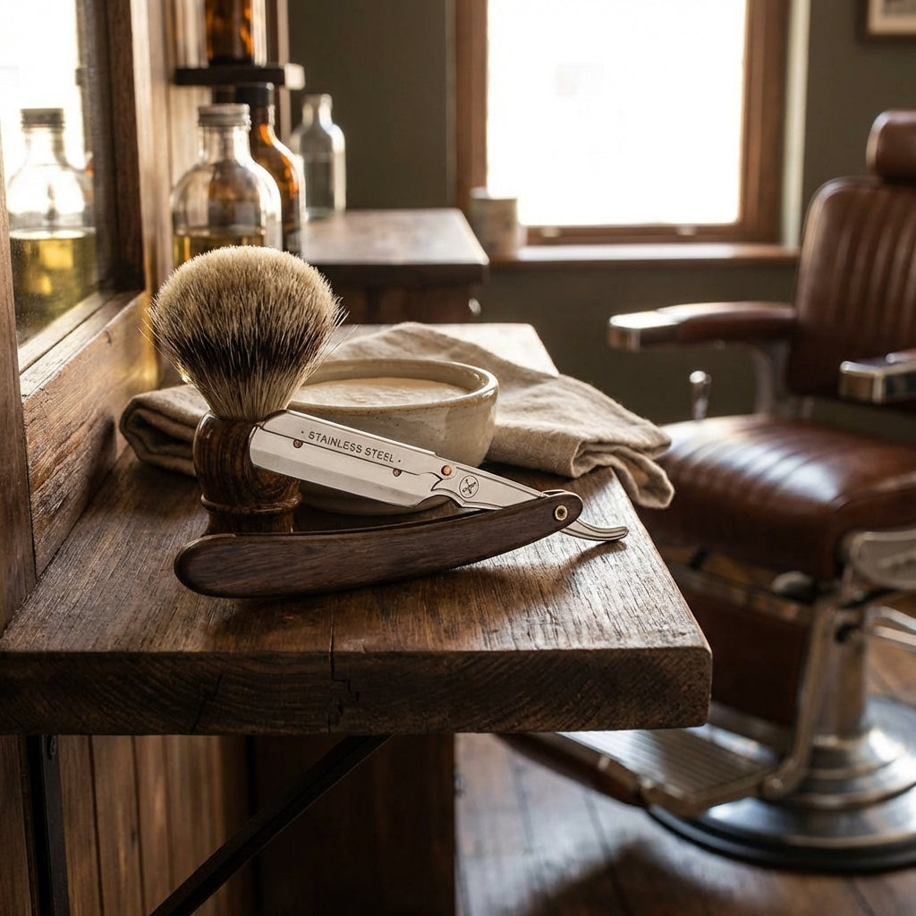 Parker Rasiermesser dunkelbraun srdw