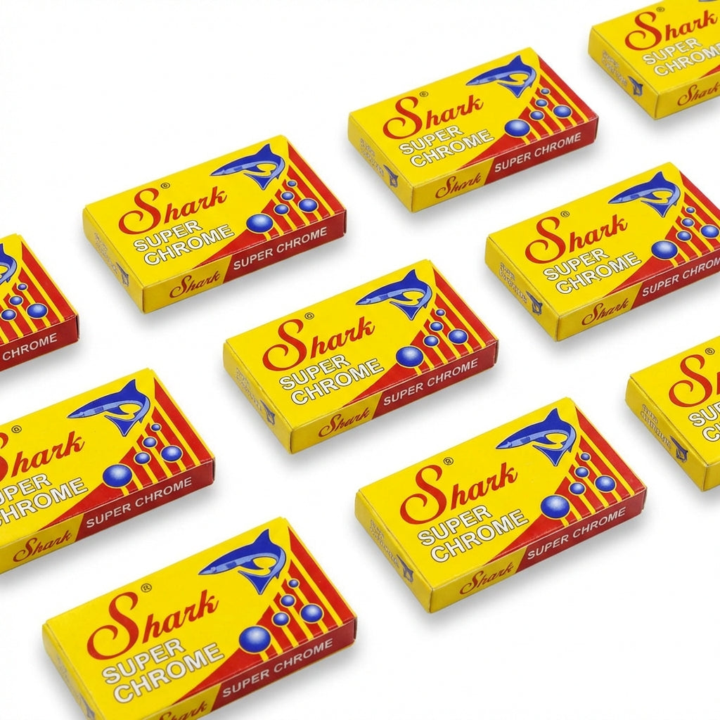 Shark Super Chrome Double Edge Klingen