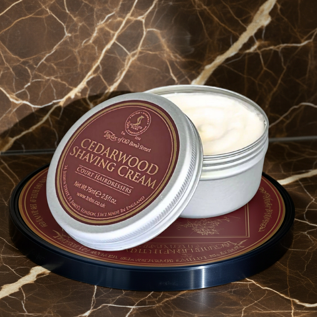 Taylor of old Bond Street Rasiercreme Cedarwood 75gr